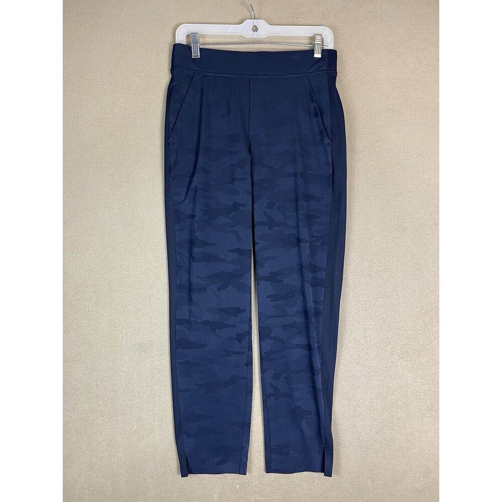 Athleta Pants Womens 4 Blue Camo Brooklyn Mid Rise Ankle Pant